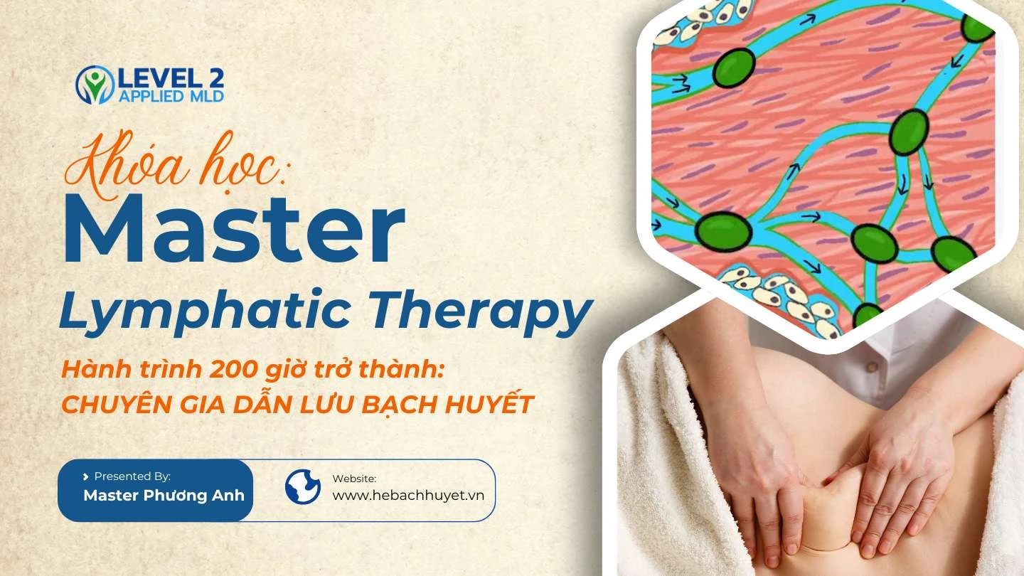 Khóa học: Liệu pháp Dẫn lưu Bạch Huyết Thủ Công (MLD) - Level 2