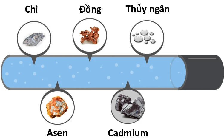 Làm thế nào để phòng tránh kim loại trong nước uống?