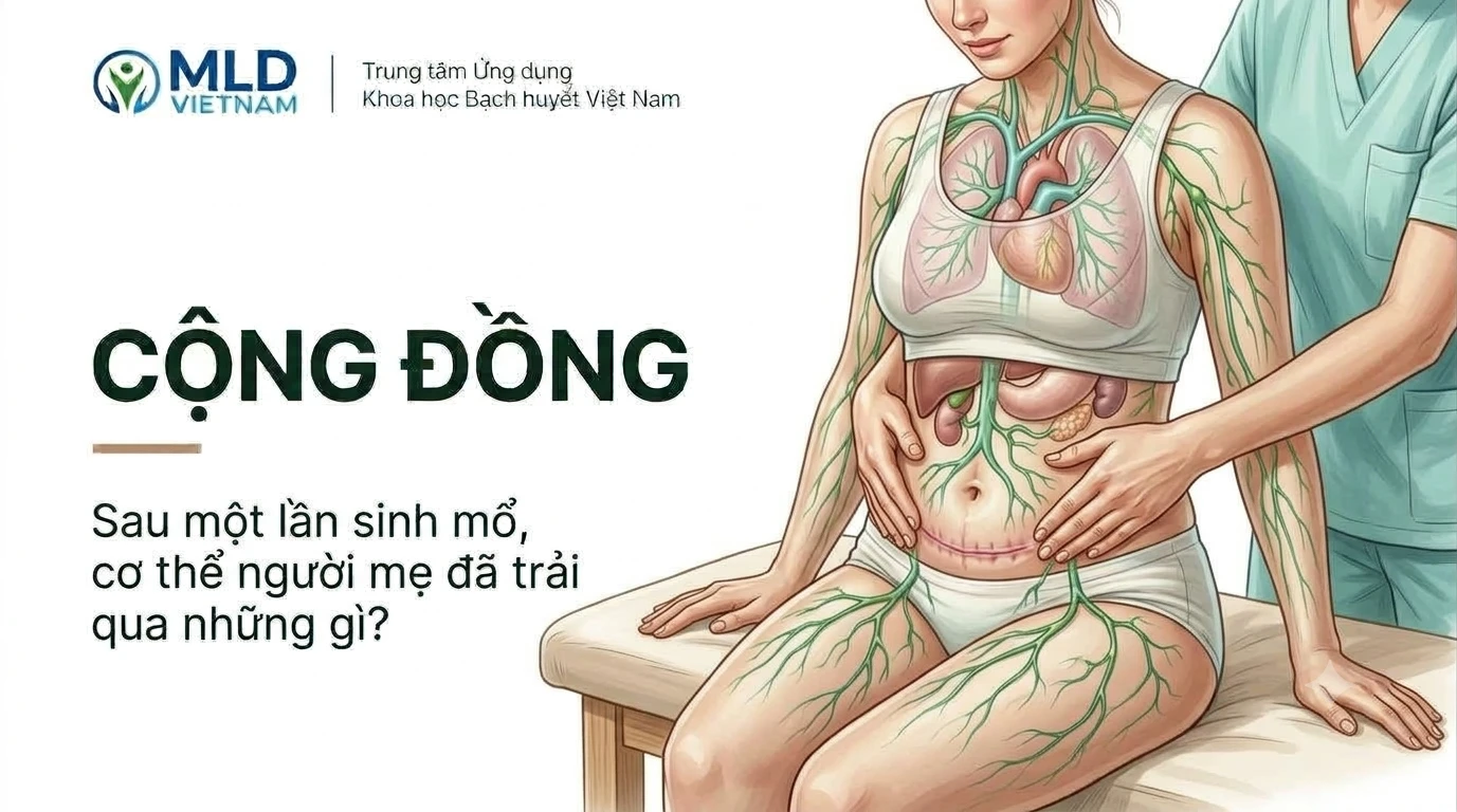Sau một lần sinh mổ, cơ thể người mẹ đã trải qua những gì?
