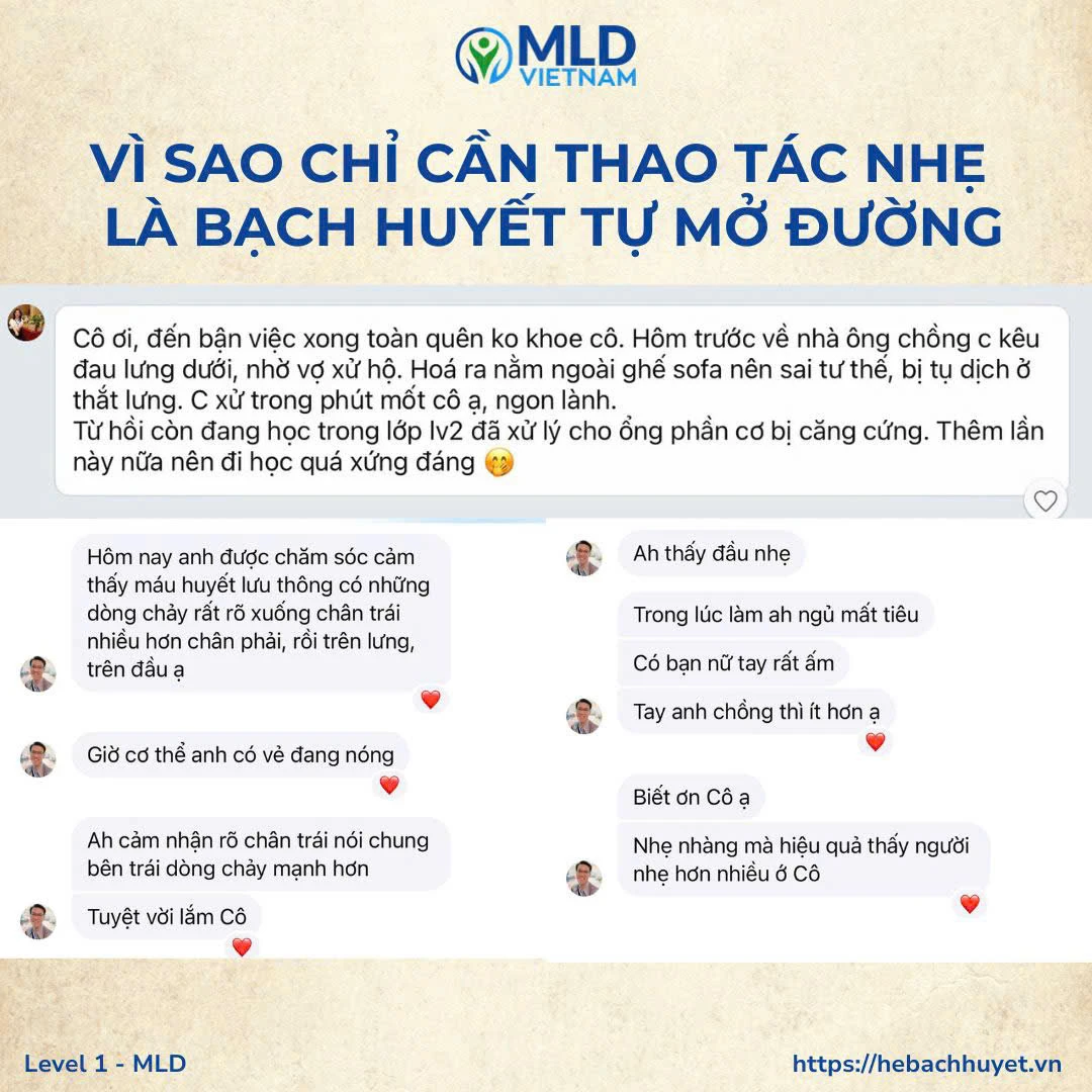 Nguyên lý áp suất mô: Vì sao chỉ cần “nhẹ” đúng cách là bạch huyết tự mở đường?
